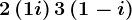 2\left ( 1+i \right )+3\left ( 1-i \right )