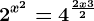2^x^2=4^\frac2x+32