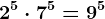 2^5 \cdot 7^5=9^5