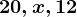 20,x,12