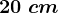 20\ cm