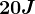 20 J