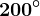 200^\circ