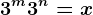 3^m+3^n=x