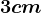 3 cm