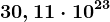 30,11\cdot10^23