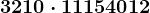 3210 \cdot 111+54012