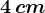 4\, cm