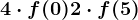4\cdot f(0)+2\cdot f(5)