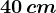 40\, cm