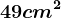 49 cm^2