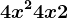4x^2+4x+2