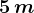5\, m