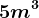 5m^3