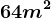 64m^2