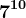 7^10