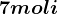 7 moli