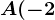 A(-2;3)