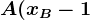 A(xB-1;3), B(1;yA+2)