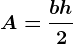 A=\fracb+h2