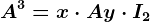 A^3=x\cdot A+y\cdot I2
