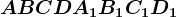 ABCDA1B1C1D1