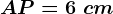 AP=6\ cm