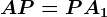 AP=PA1