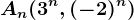 An(3^n, (-2)^n)