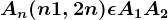 An(n+1,2n)\epsilon A1A2