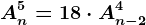 An^5=18\cdot A n-2^4