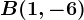 B(1,-6)
