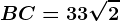 BC=3+3\sqrt2