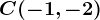 C(-1,-2)