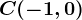 C(-1,0)