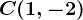 C(1,-2)