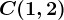 C(1,2)