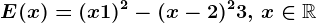 E(x)=(x+1)^2-(x-2)^2+3,\, x\in \mathbbR