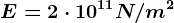 E=2\cdot 10^11N/m^2