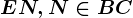 EN, N\in BC