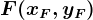 F(xF,yF)