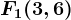 F1 (3,6)