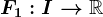 F1:I-->\mathbbR