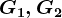 G1,G2