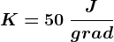 K=50 \: \fracJgrad