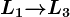 L1\overrightarrow+L3