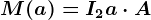 M(a)=I2+a\cdot A