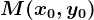 M(x0, y0)