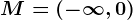 M=(-\infty,0)