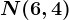 N(6,4)